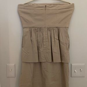 Designer sleeveless dress.